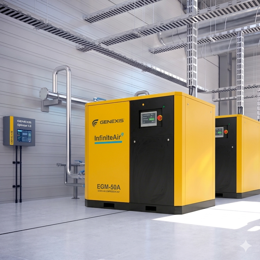 Genexis industrial air compressor