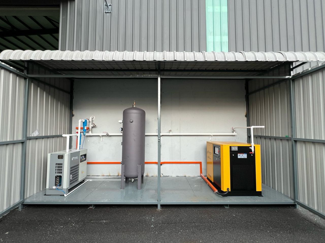 Genexis 50HP EGM-50A VSD Screw Air Compressor Full Set